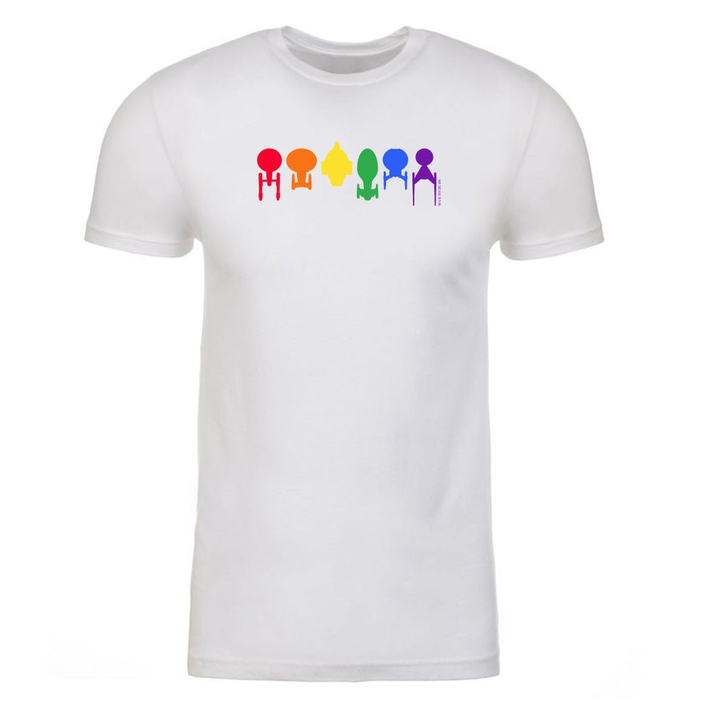 Star Trek Ships of the Line Pride Adult Short Sleeve T - Shirt - Paramount Shop