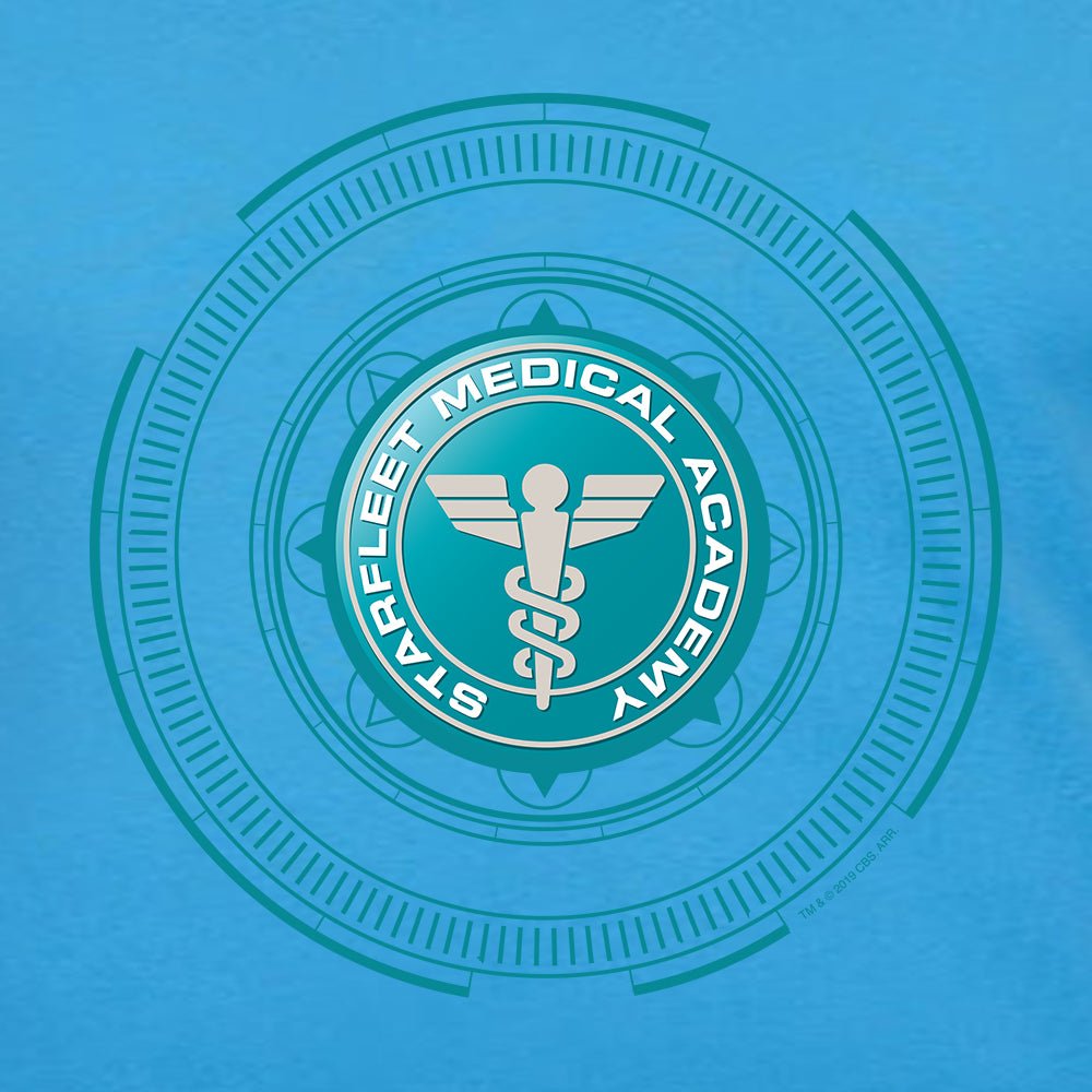 Star Trek Starfleet Academy Medical Badge Adult Short Sleeve T - Shirt - Paramount Shop