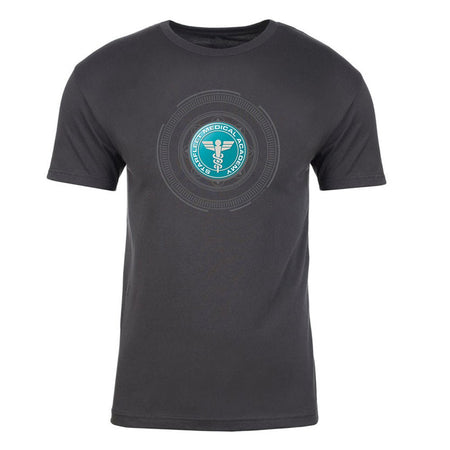 Star Trek Starfleet Academy Medical Badge Adult Short Sleeve T - Shirt - Paramount Shop