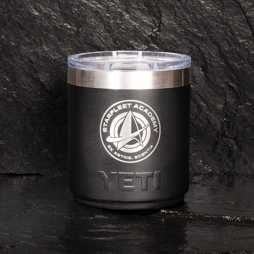Star Trek: Starfleet Academy Yeti® Rambler 10oz Stackable Lowball with Lid - Paramount Shop