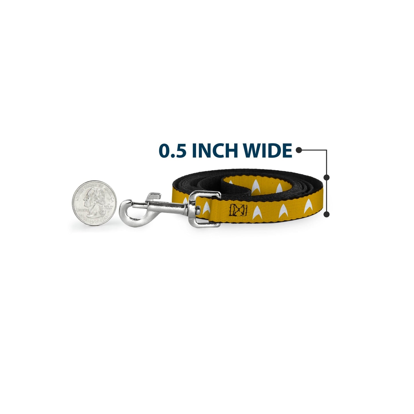 Star Trek Starfleet Command Gold Insignia Dog Leash - Paramount Shop