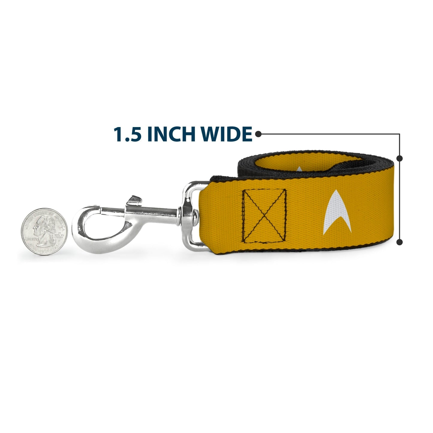Star Trek Starfleet Command Gold Insignia Dog Leash - Paramount Shop