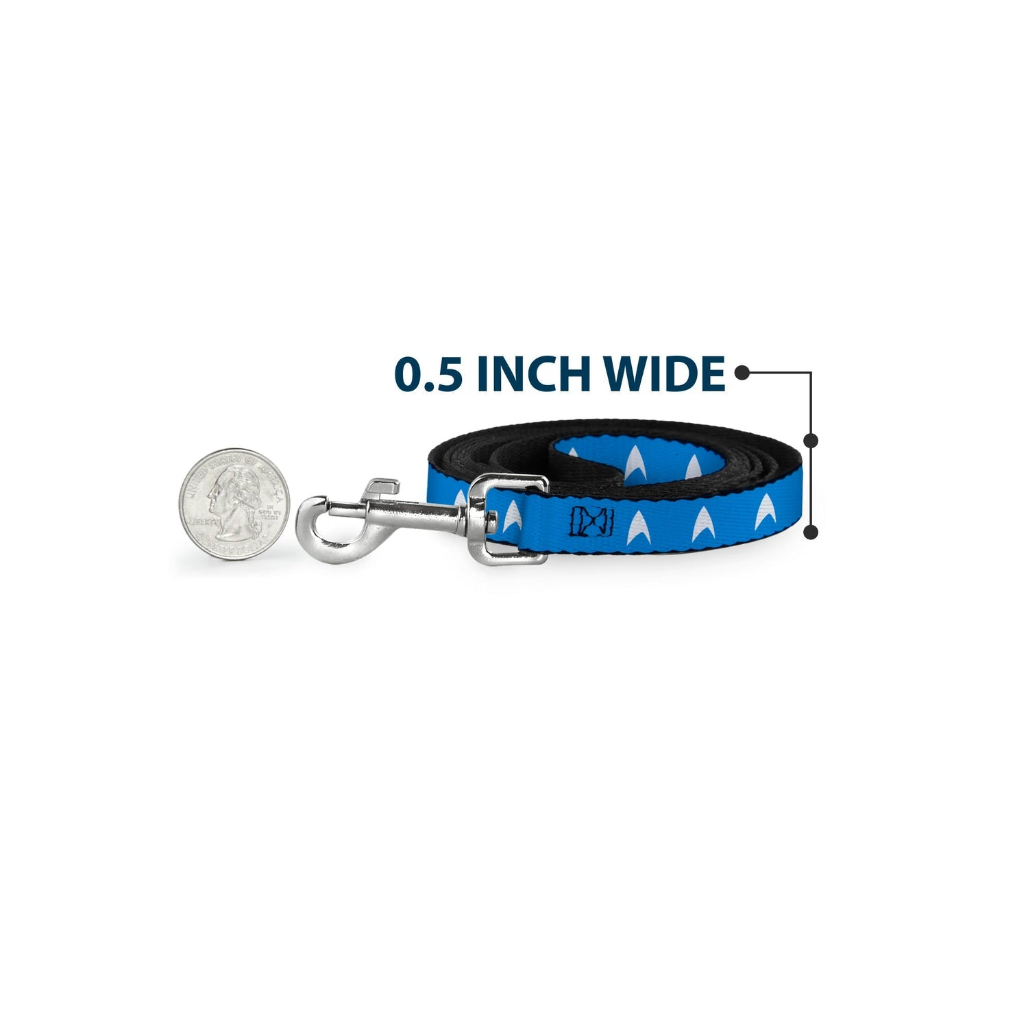 Star Trek Starfleet Insignia Blue and White Pet Leash - Paramount Shop
