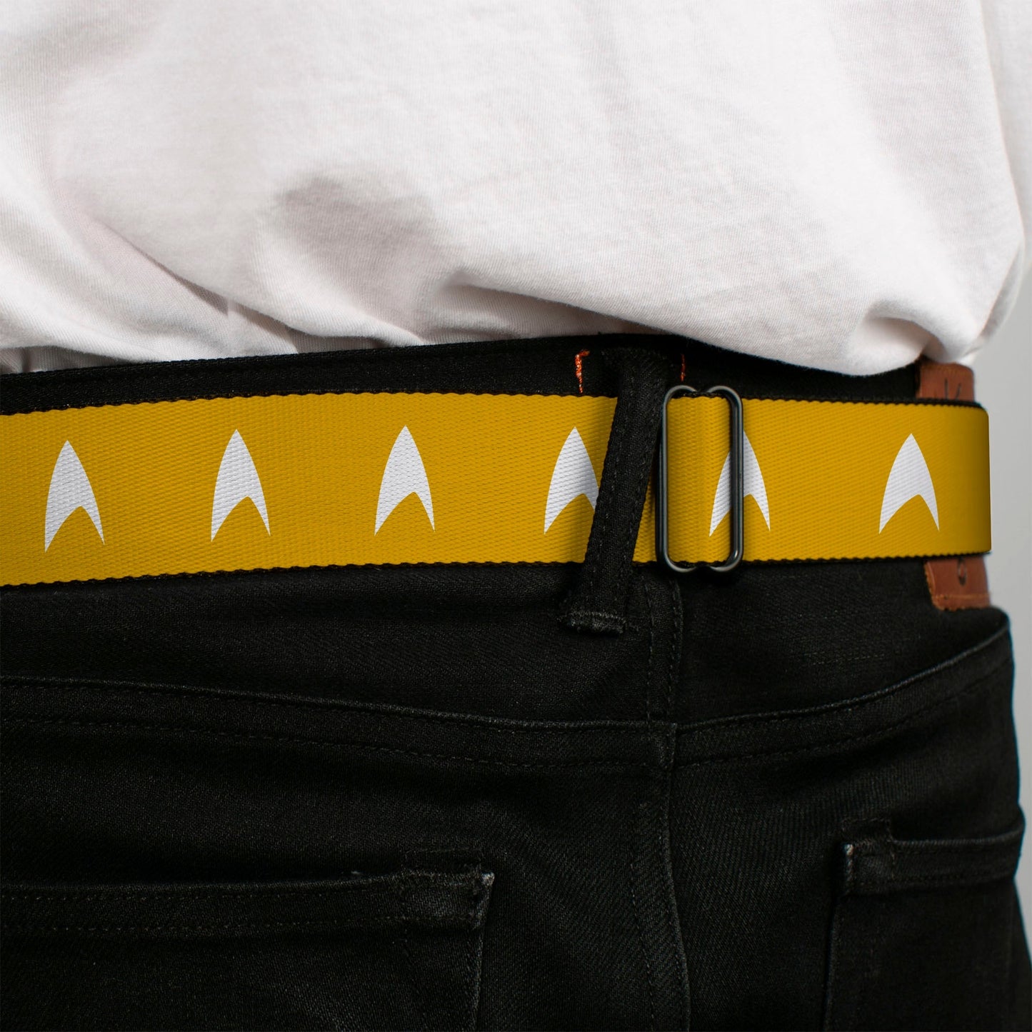 Star Trek Starfleet Insignia Golden Yellow Seatbelt Belt - Paramount Shop