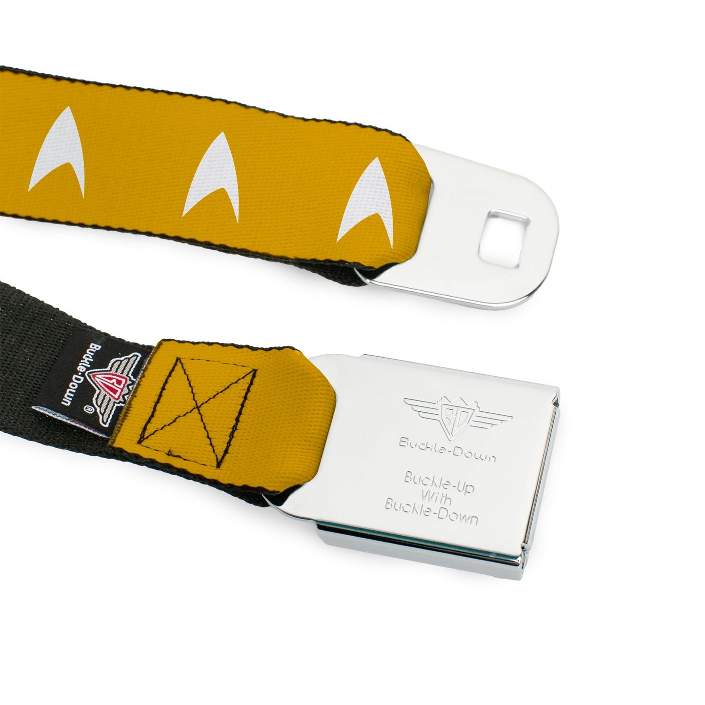 Star Trek Starfleet Insignia Golden Yellow Seatbelt Belt - Paramount Shop