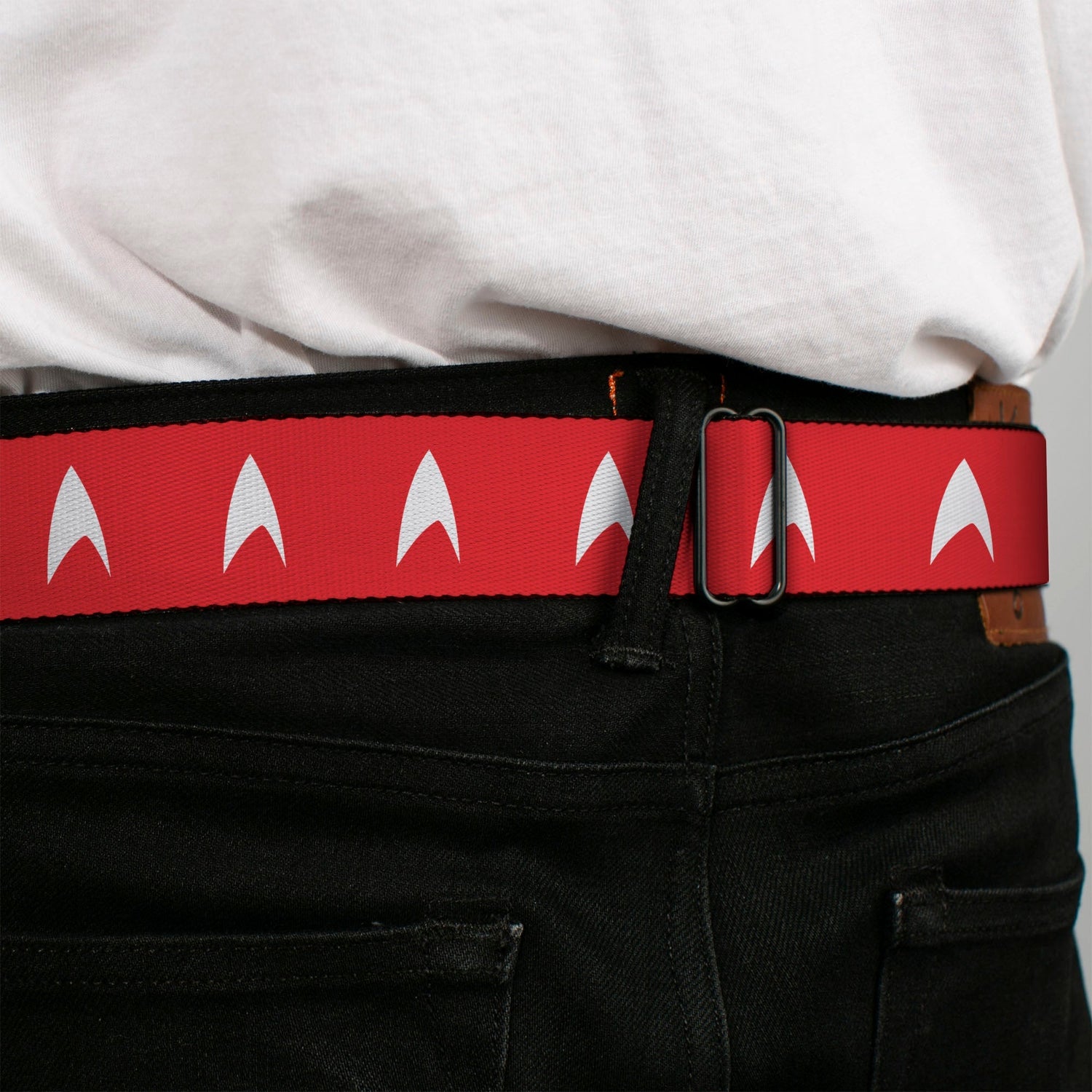 Star Trek Starfleet Insignia Logo Red Webbing Seatbelt Belt - Paramount Shop