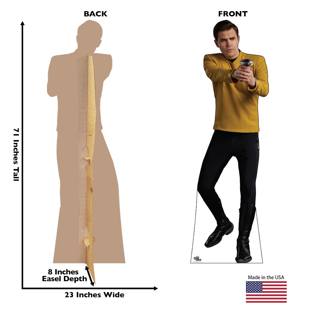 Star Trek: Strange New Worlds Captain Kirk Life - Sized Cardboard Cutout Standee - Paramount Shop