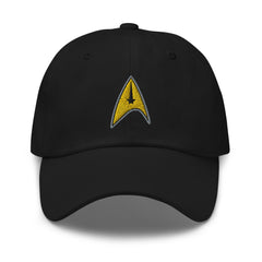 Star Trek: Strange New Worlds Kommandoabzeichen bestickte Vatermütze - Schwarz
