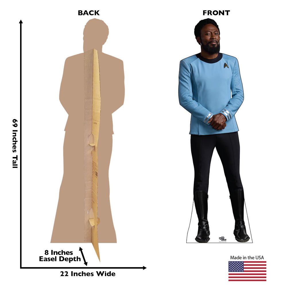Star Trek: Strange New Worlds Dr. M'Benga Life - Sized Cardboard Cutout Standee - Paramount Shop