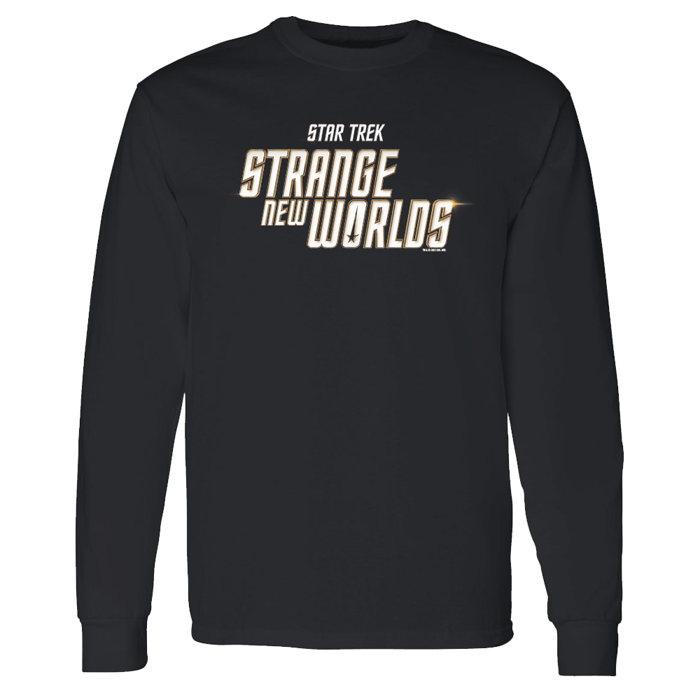 Star Trek: Strange New Worlds Flare Logo Adult Long Sleeve T - Shirt - Paramount Shop