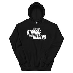 Star Trek: Strange New Worlds Logo Hooded Sweatshirt - Black / SM