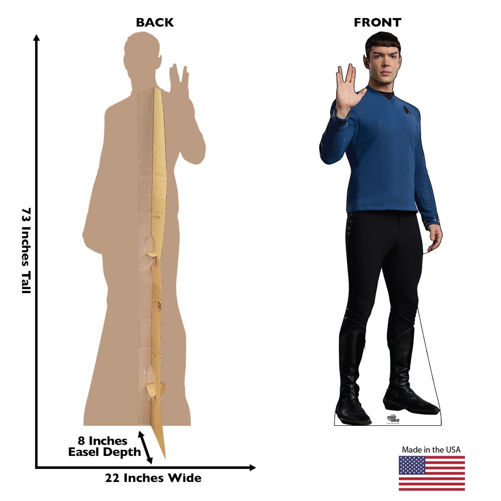 Star Trek: Strange New Worlds Spock Life - Sized Cardboard Cutout Standee - Paramount Shop