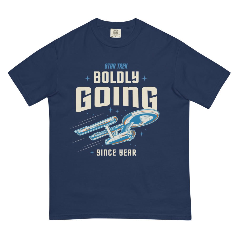 Star Trek T-Shirt Boldly Going Since Personalized Year - Paramount Shop