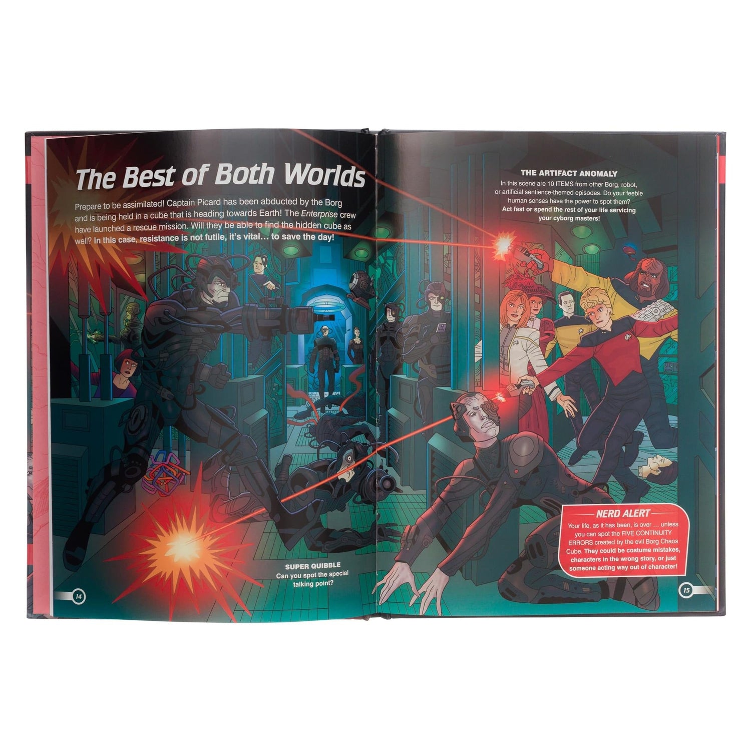 Star Trek: The Next Generation Book Bloopers of the Borg Nerd Search - Paramount Shop