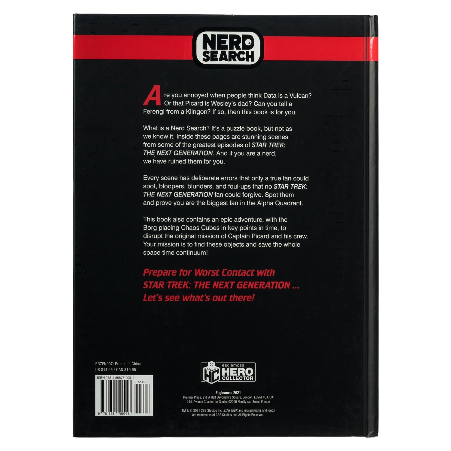 Star Trek: The Next Generation Book Bloopers of the Borg Nerd Search - Paramount Shop