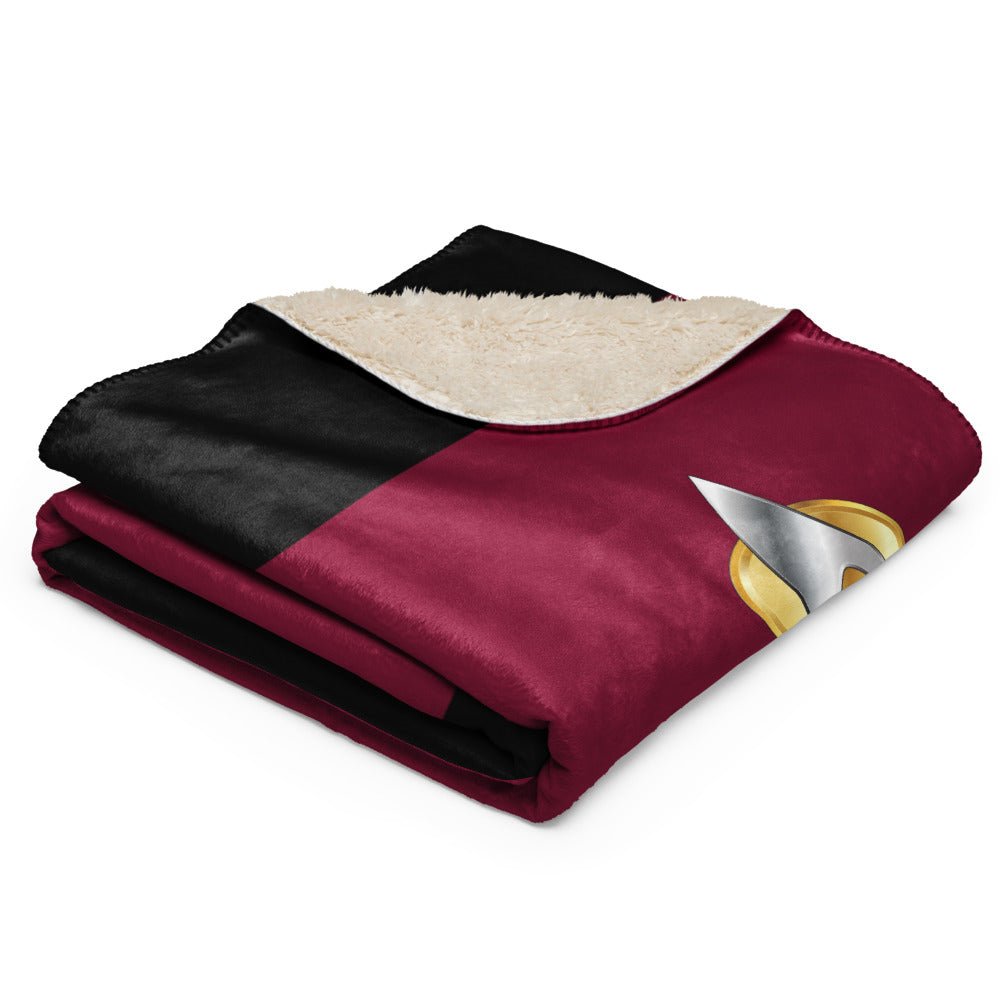 Star Trek: The Next Generation Command Uniform Premium Sherpa Blanket - Paramount Shop