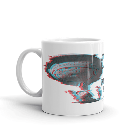 Star Trek: The Next Generation U.S.S. Enterprise Warp Jump White Mug - Paramount Shop