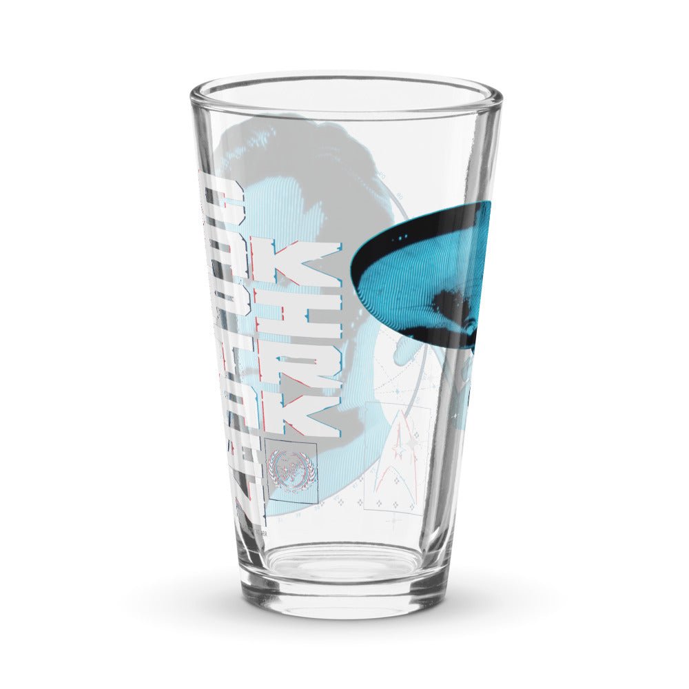 Star Trek: The Original Series Captain Kirk Pint Glass - Paramount Shop