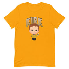 Star Trek: The Original Series Chibi Kirk Unisex T-Shirt - Gold / SM