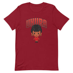 Star Trek: The Original Series Chibi Uhura Unisex Camiseta - Cardenal / Sm