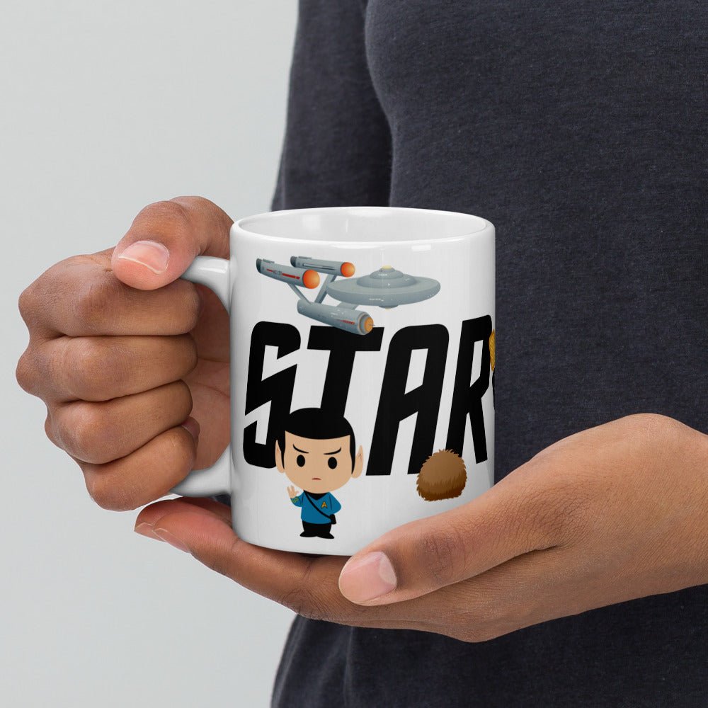 Star Trek: The Original Series Chibi White Mug - Paramount Shop