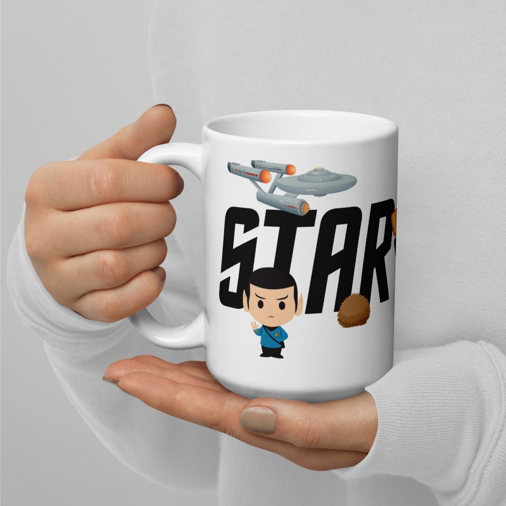 Star Trek: The Original Series Chibi White Mug - Paramount Shop