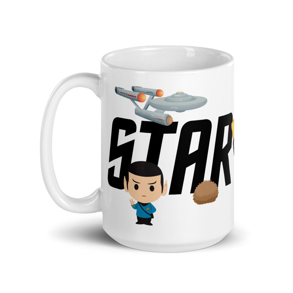 Star Trek: The Original Series Chibi White Mug - Paramount Shop