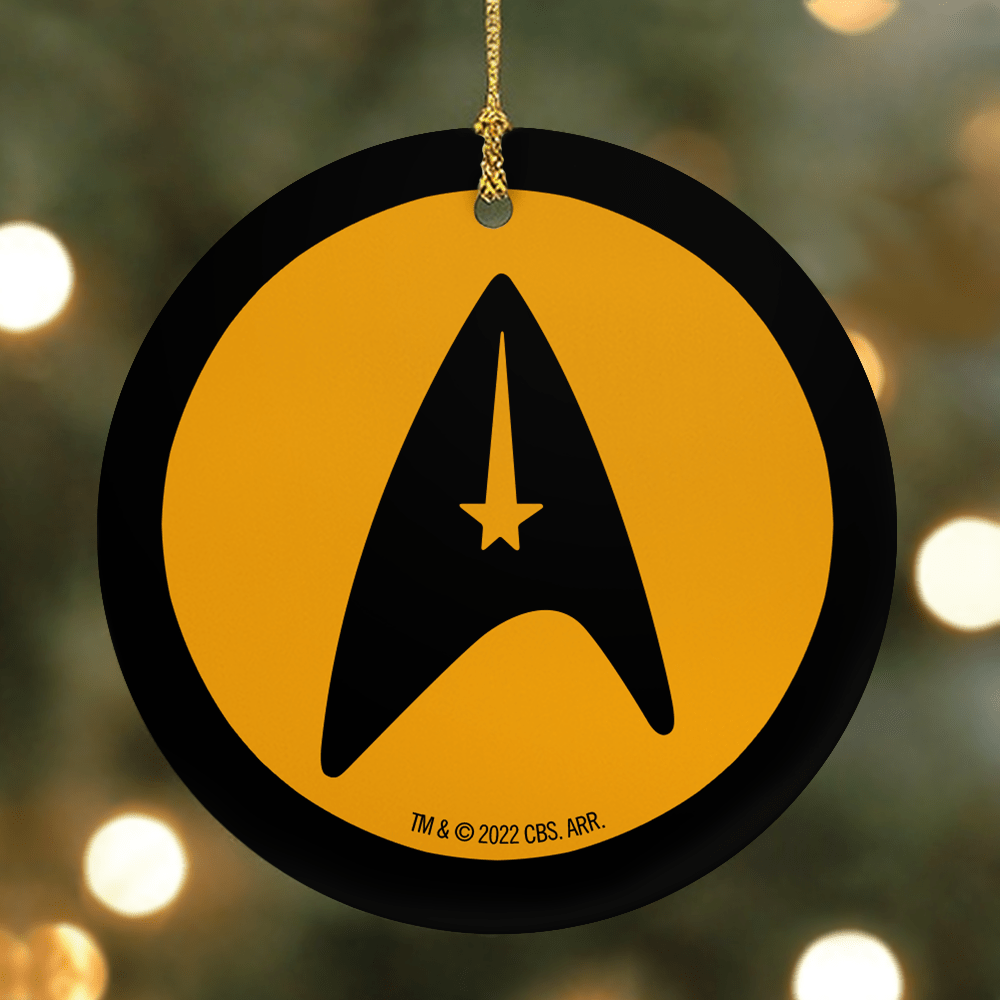 Star Trek: The Original Series Command Uniform Personalized Double - Sided Ornament - Paramount Shop
