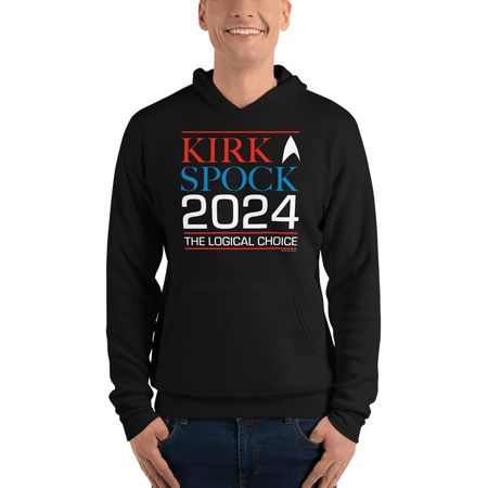 Star Trek: The Original Series Kirk & Spock 2024 Adult Fleece Hooded Sweatshirt - Paramount Shop