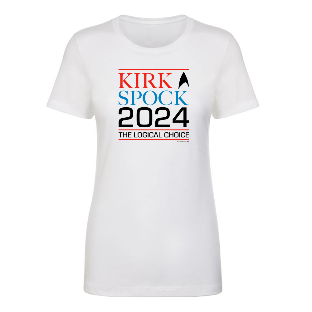 Star Trek: The Original Series Kirk & Spock 2024 Women's Short Sleeve T - Shirt - Paramount Shop