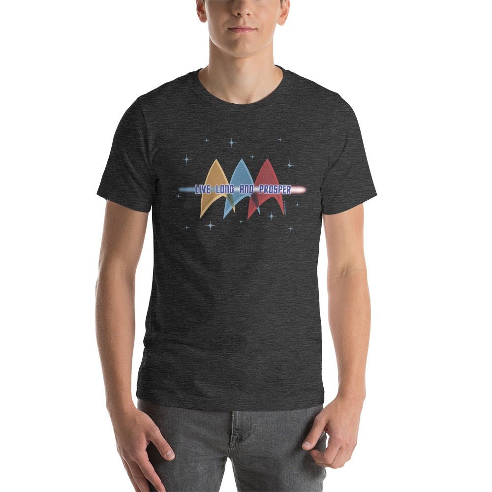 Star Trek: The Original Series Live Long & Prosper Deltas Adult Short Sleeve T - Shirt - Paramount Shop