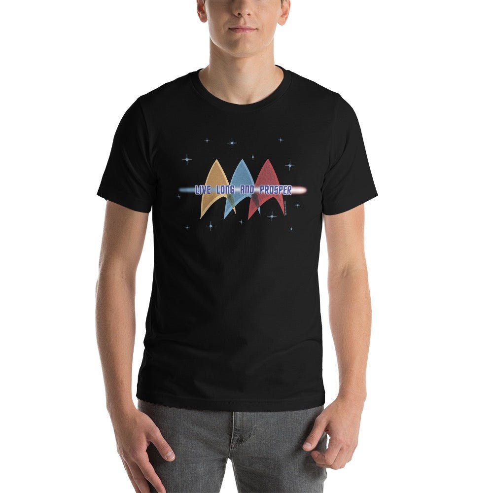 Star Trek: The Original Series Live Long & Prosper Deltas Adult Short Sleeve T - Shirt - Paramount Shop