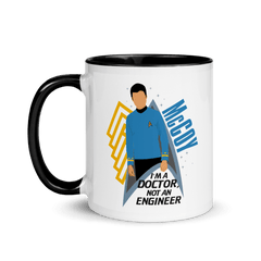 Star Trek: The Original Series McCoy Two-Tone Mug - Black / 11 oz