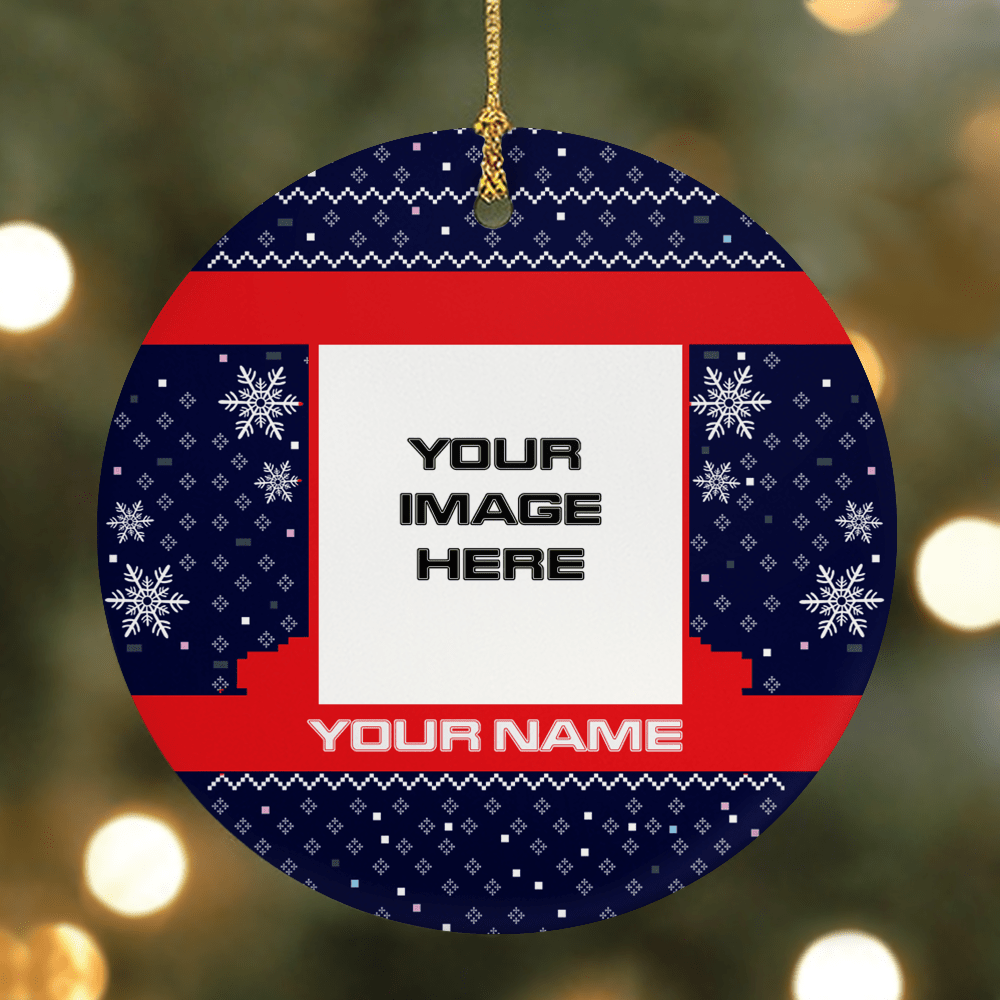 Star Trek: The Original Series Merry Trekmas Personalized Double - Sided Ornament - Paramount Shop