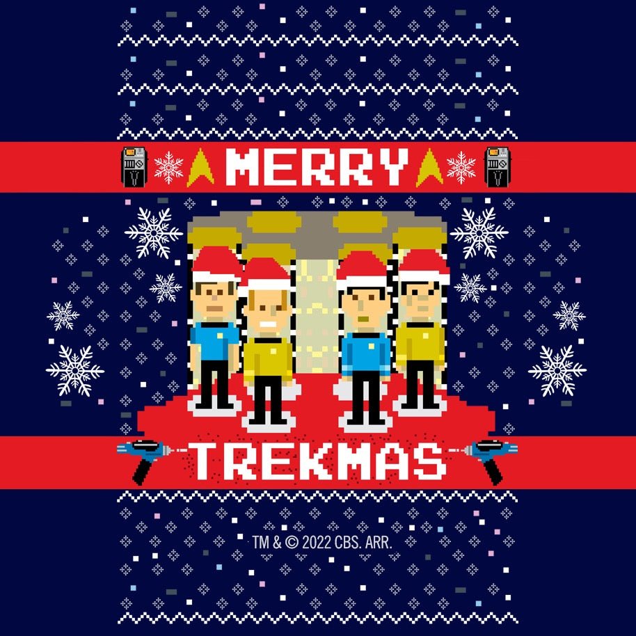 Star Trek: The Original Series Merry Trekmas Personalized Double - Sided Ornament - Paramount Shop