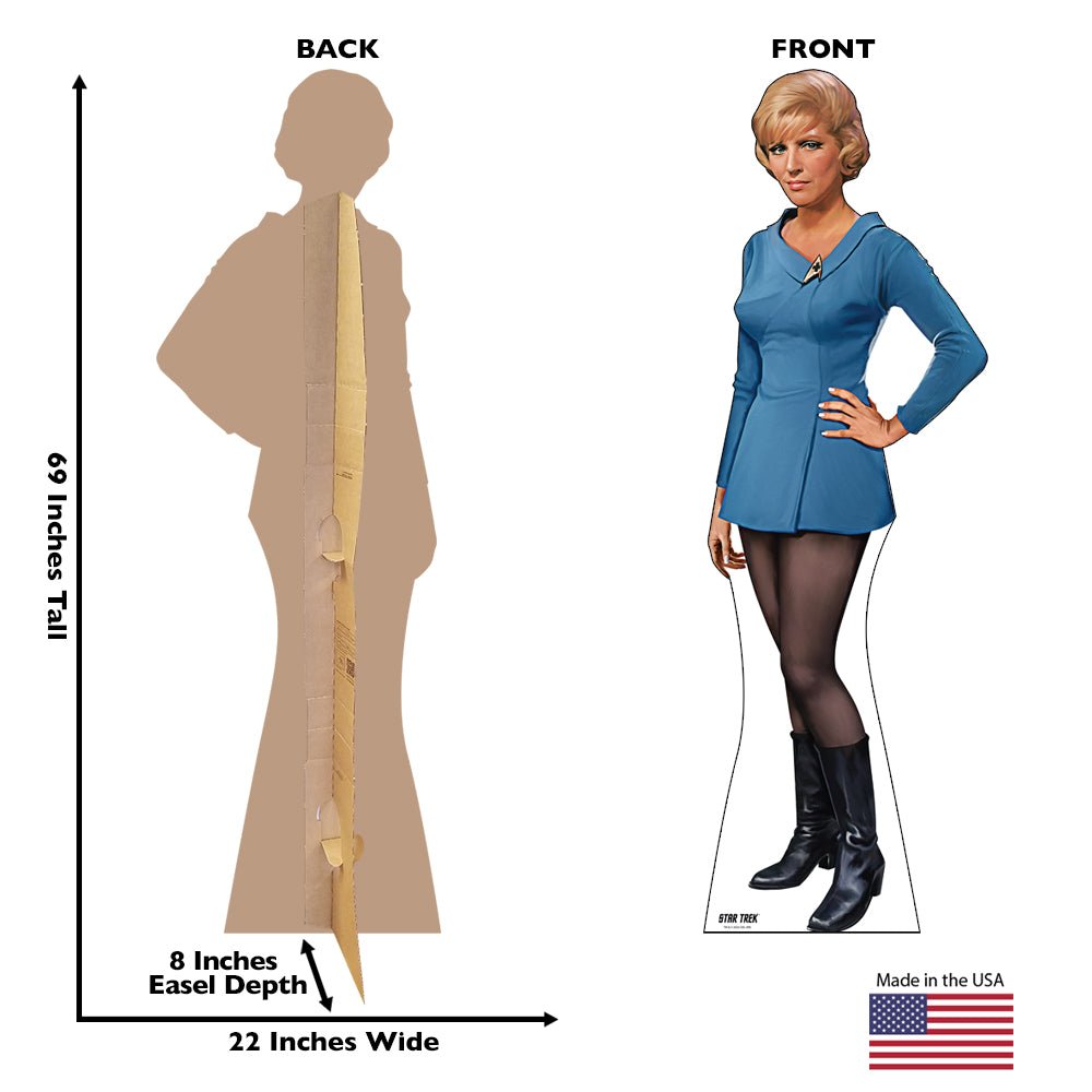 Star Trek: The Original Series Nurse Chapel Life - Sized Cardboard Cutout Standee - Paramount Shop