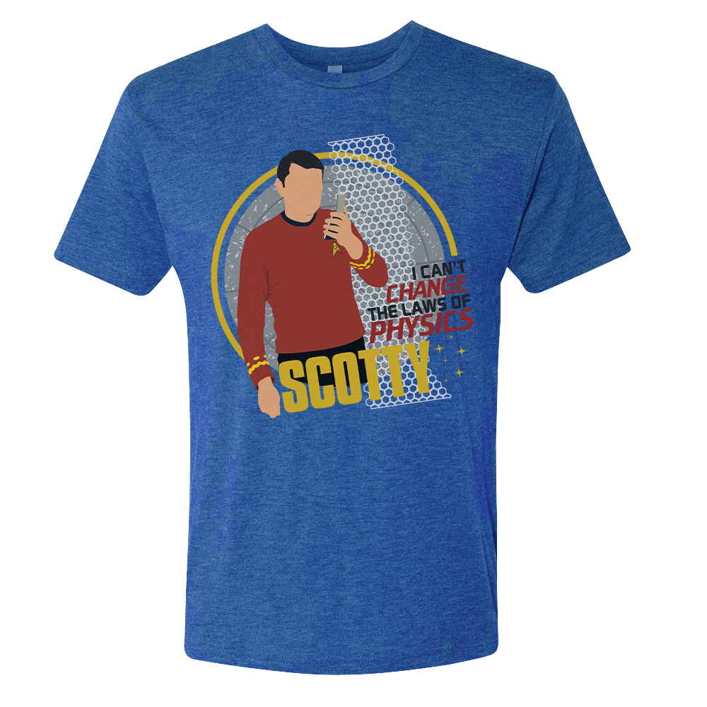 Star Trek: The Original Series Scotty Men's Tri - Blend T - Shirt - Paramount Shop
