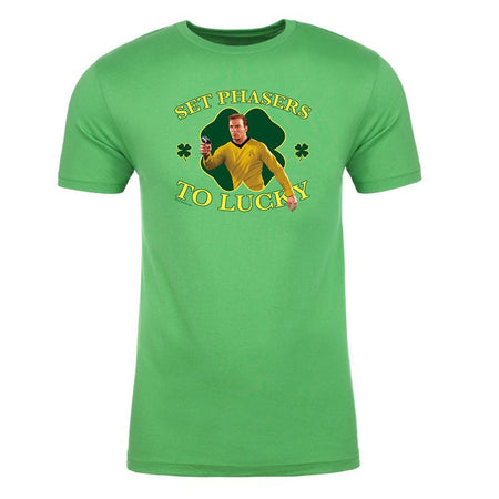 Star Trek: The Original Series Set Phasers to Lucky Adult Short Sleeve T - Shirt - Paramount Shop