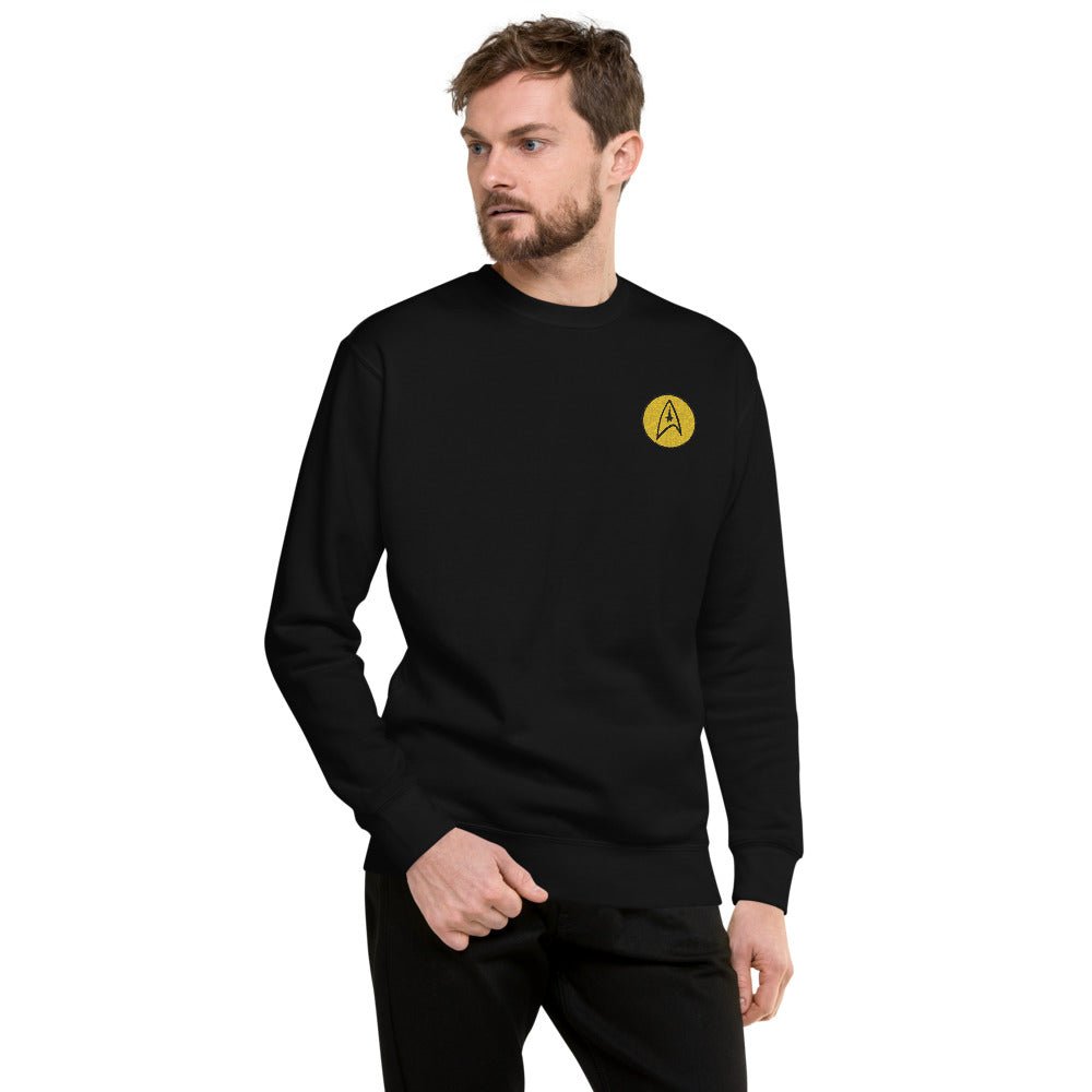 Star Trek: The Original Series Sweatshirt Embroidered Command Badge - Paramount Shop