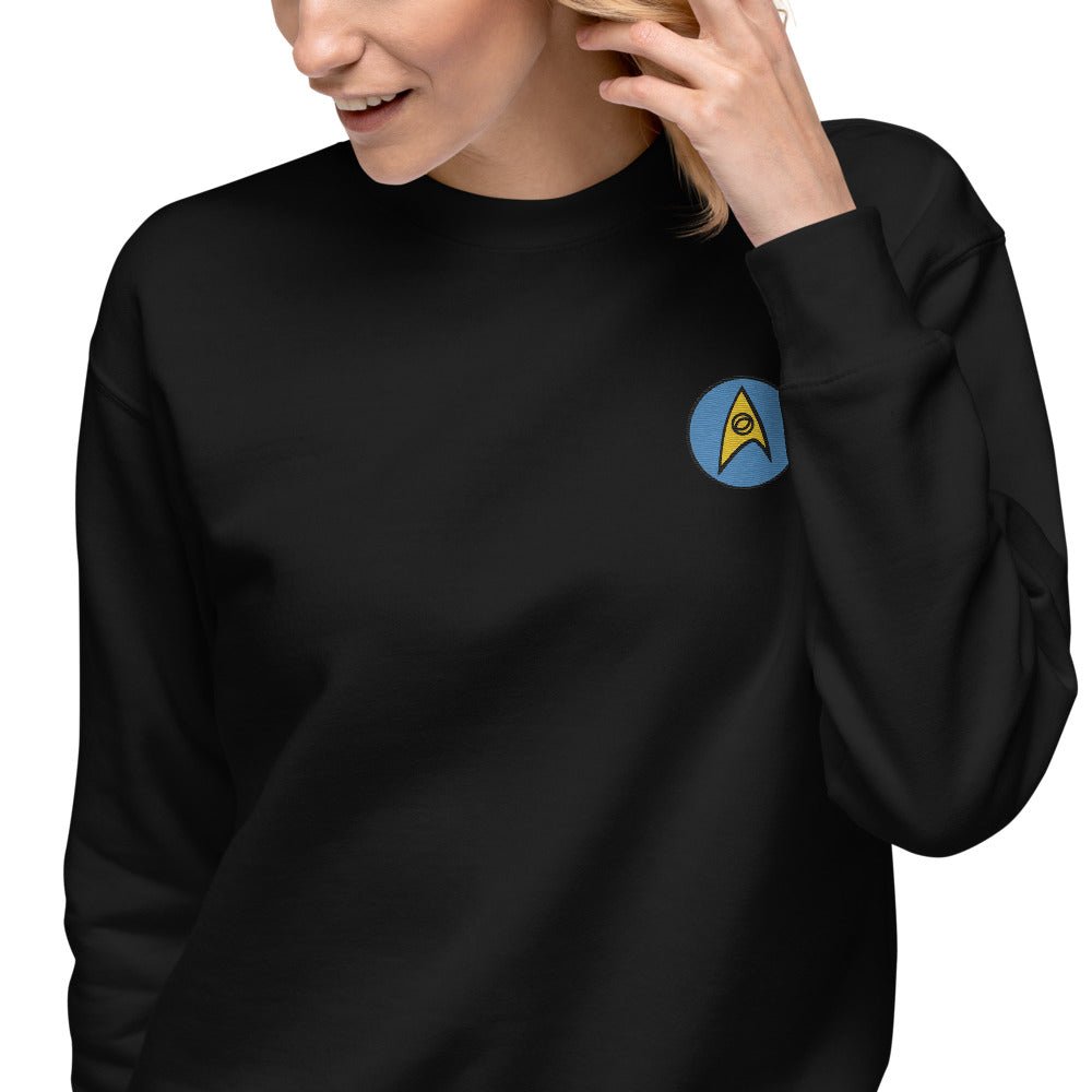 Star Trek: The Original Series Sweatshirt Embroidered Science Badge - Paramount Shop