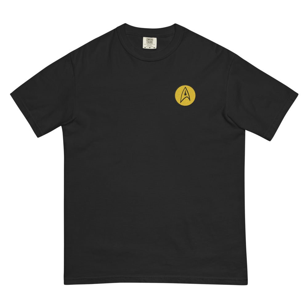 Star Trek: The Original Series T-Shirt Embroidered Command Badge - Paramount Shop