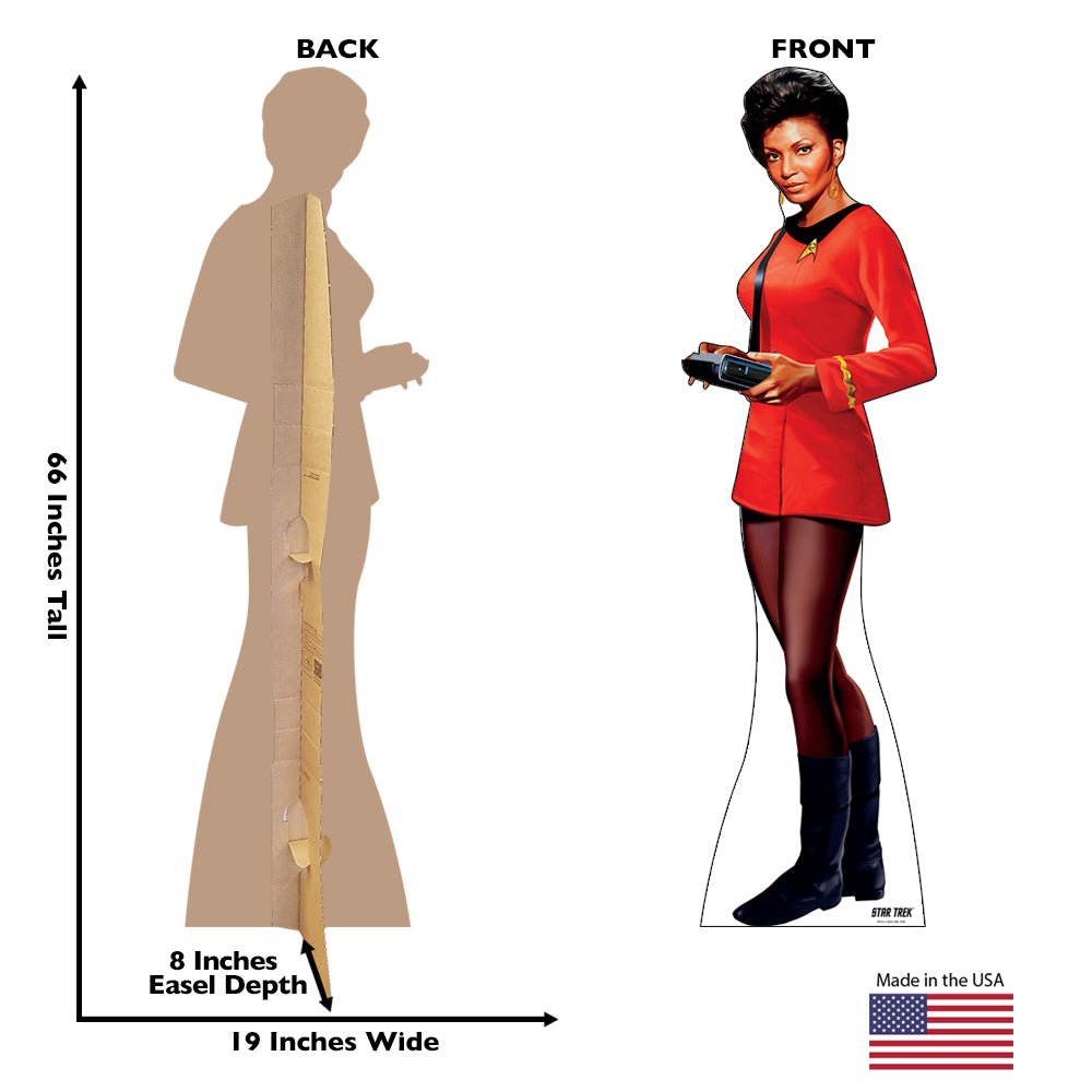 Star Trek: The Original Series Uhura Life - Sized Cardboard Cutout Standee - Paramount Shop