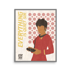 Star Trek: The Original Series Uhura Premium Matte Paper Poster - 16 in x 20 in