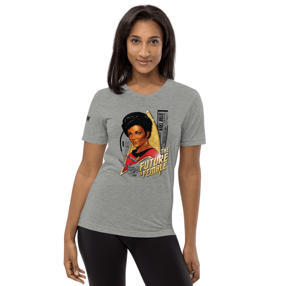 Star Trek: The Original Series Uhura The Future Is Female Unisex Tri - Blend T - Shirt - Paramount Shop