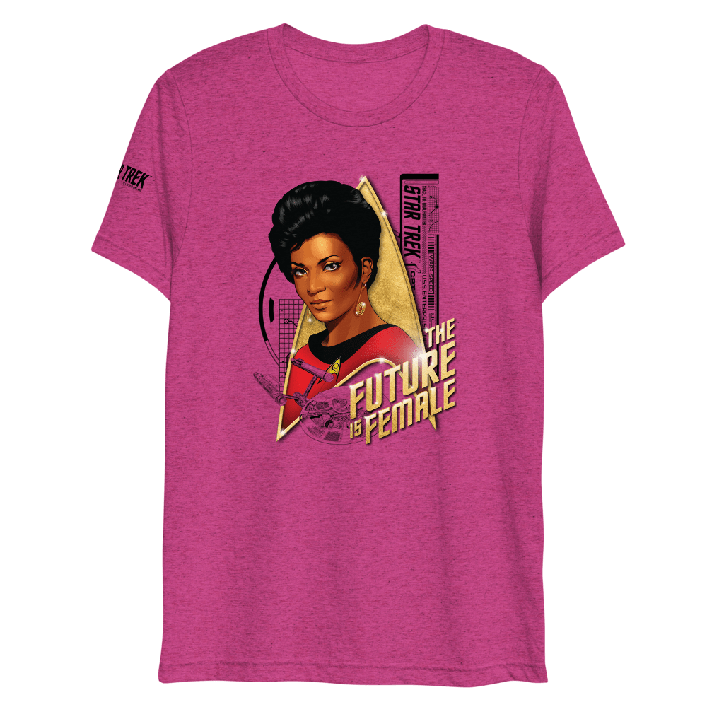 Star Trek: The Original Series Uhura The Future Is Female Unisex Tri - Blend T - Shirt - Paramount Shop