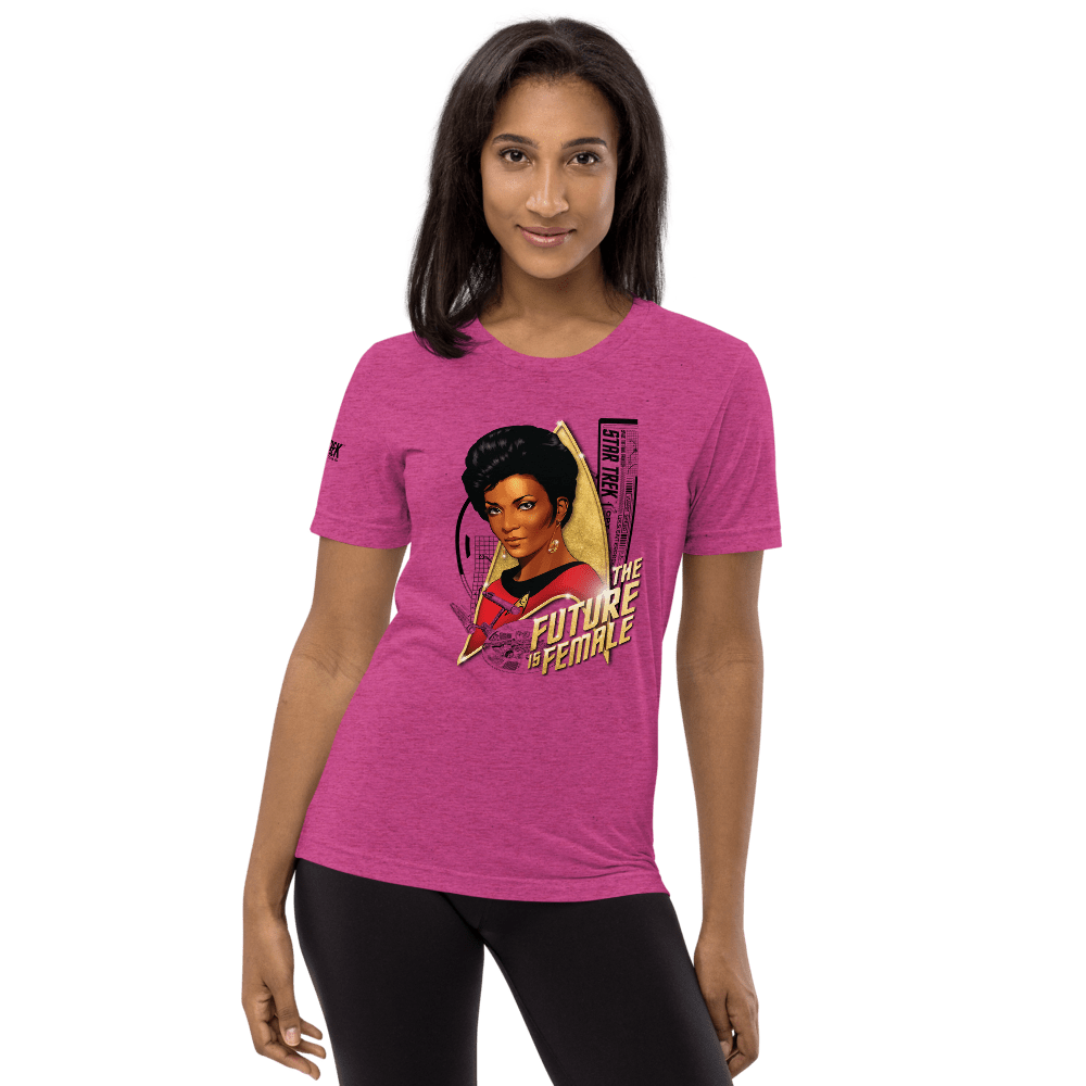 Star Trek: The Original Series Uhura The Future Is Female Unisex Tri - Blend T - Shirt - Paramount Shop