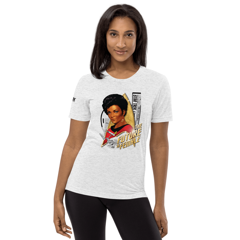 Star Trek: The Original Series Uhura The Future Is Female Unisex Tri - Blend T - Shirt - Paramount Shop