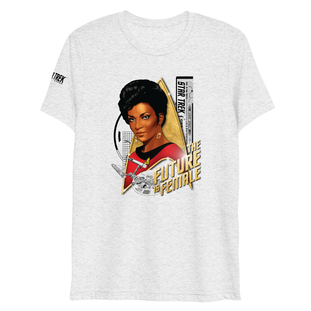 Star Trek: The Original Series Uhura The Future Is Female Unisex Tri - Blend T - Shirt - Paramount Shop