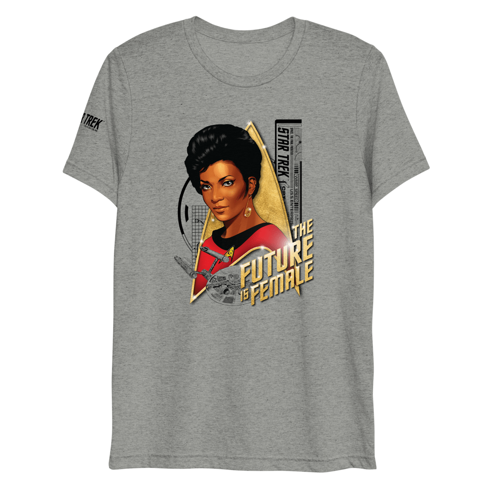 Star Trek: The Original Series Uhura The Future Is Female Unisex Tri - Blend T - Shirt - Paramount Shop