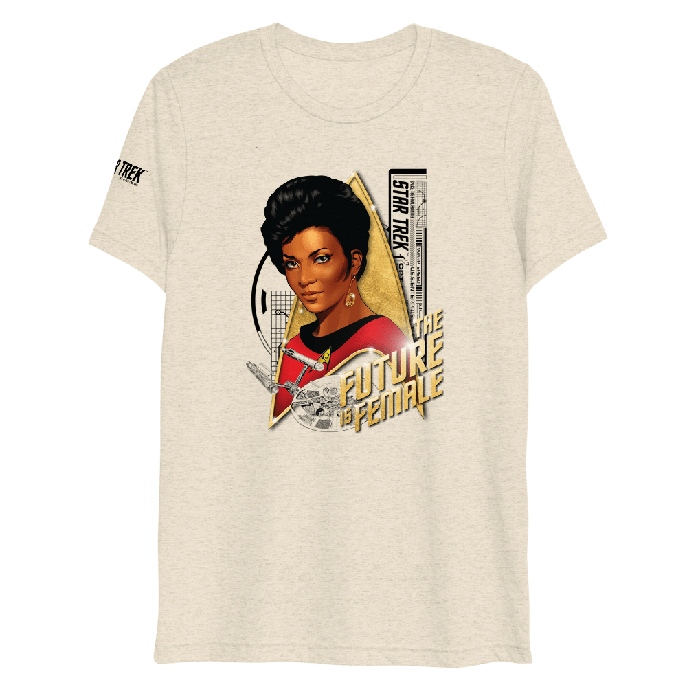 Star Trek: The Original Series Uhura The Future Is Female Unisex Tri - Blend T - Shirt - Paramount Shop
